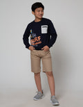 Aero Sweatshirt Non Hoodie Knitting Surf Wave