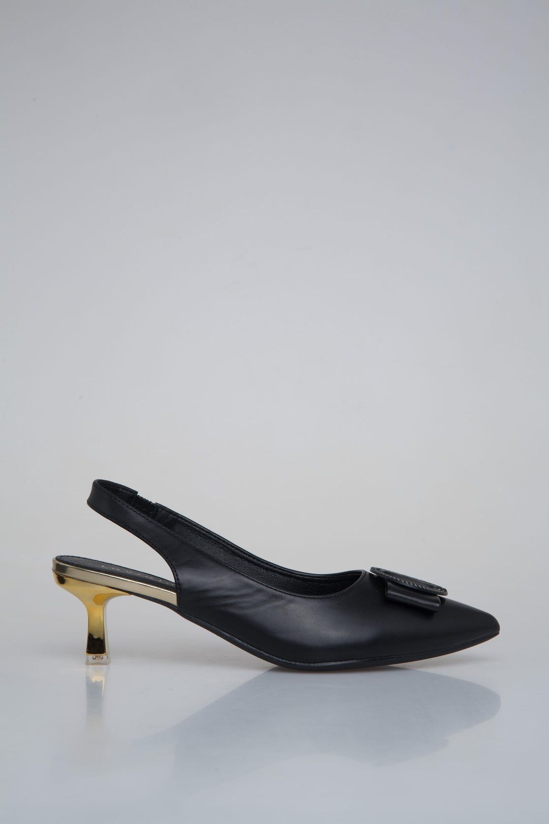 Laviola Round Logo Sepatu Heels Wanita