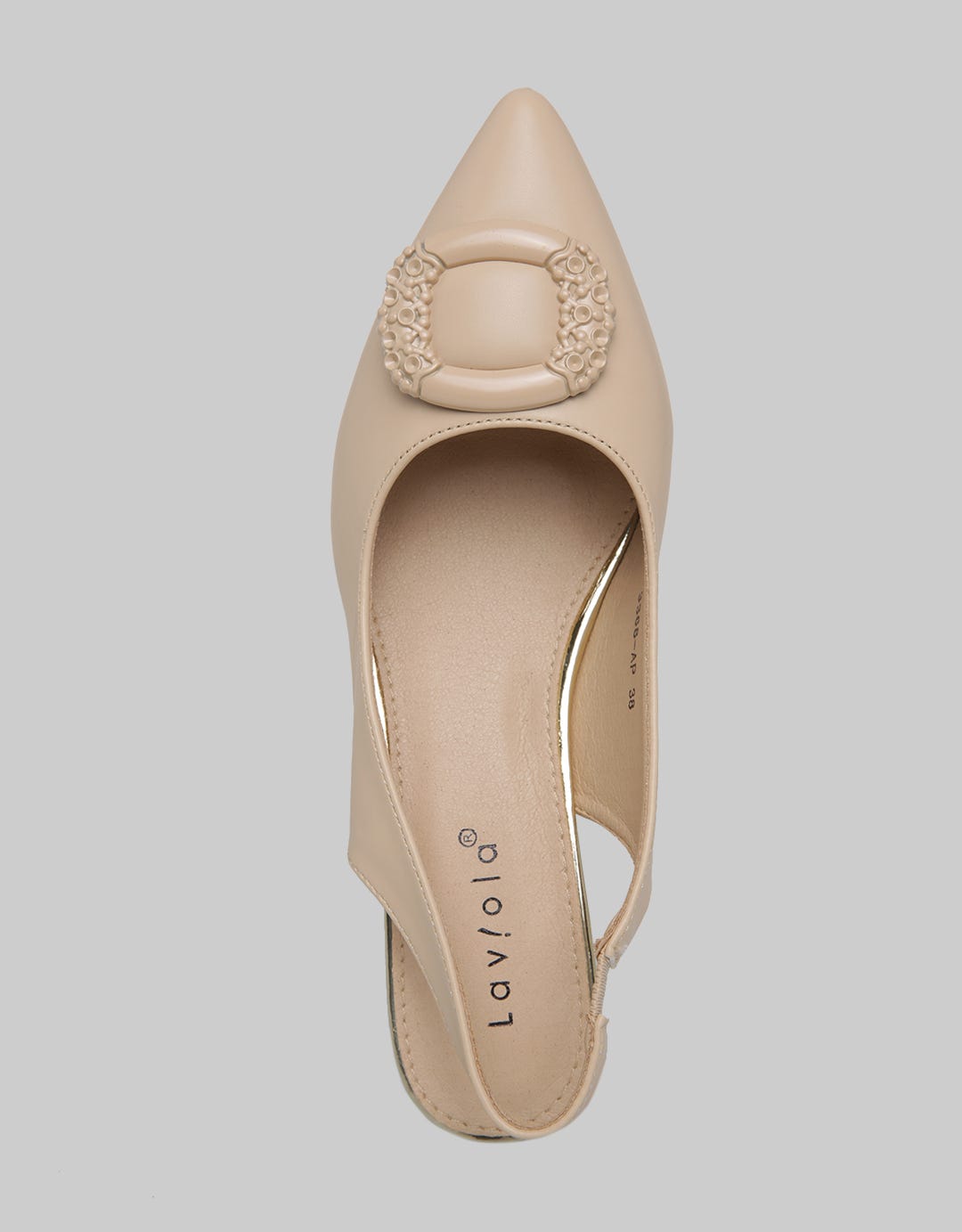 Laviola Heels Wanita Detail Buckle