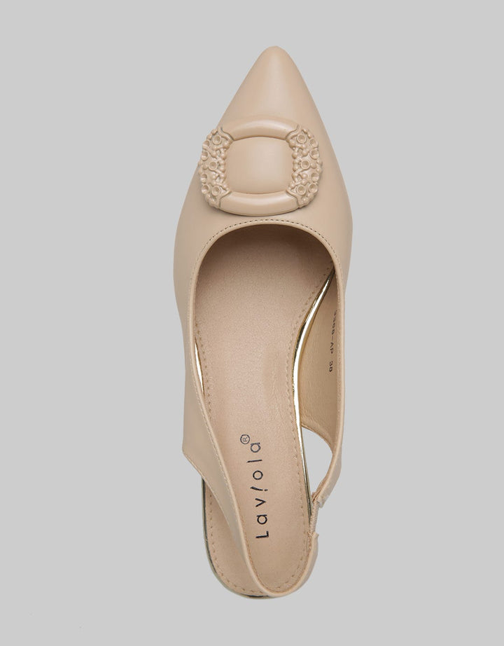 Laviola Heels Wanita Detail Buckle