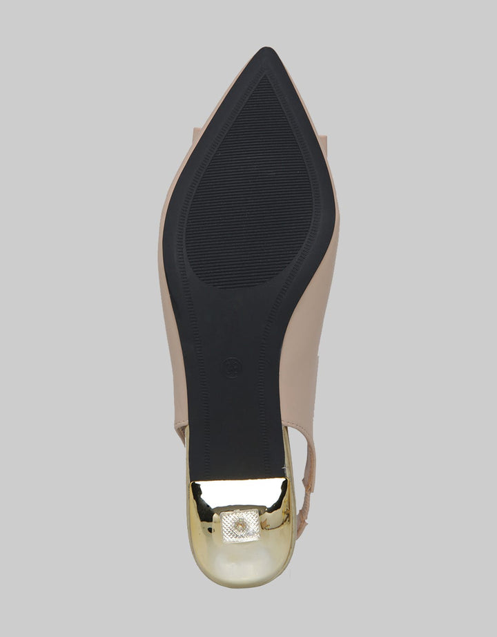 Laviola Round Logo Sepatu Heels Wanita