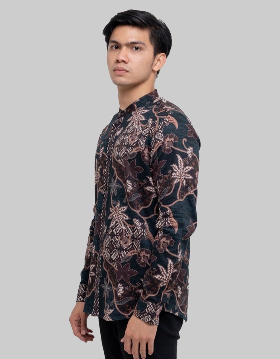 MOC Kemeja Shanghai Lengan Panjang Pria Zaliel Slim Fit