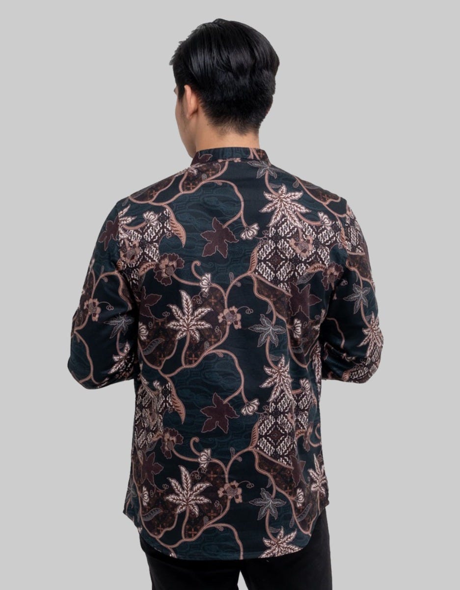 MOC Kemeja Shanghai Lengan Panjang Pria Zaliel Slim Fit