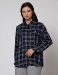Cardinal Girl Kemeja Plaid Motif
