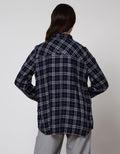 Cardinal Girl Kemeja Plaid Motif
