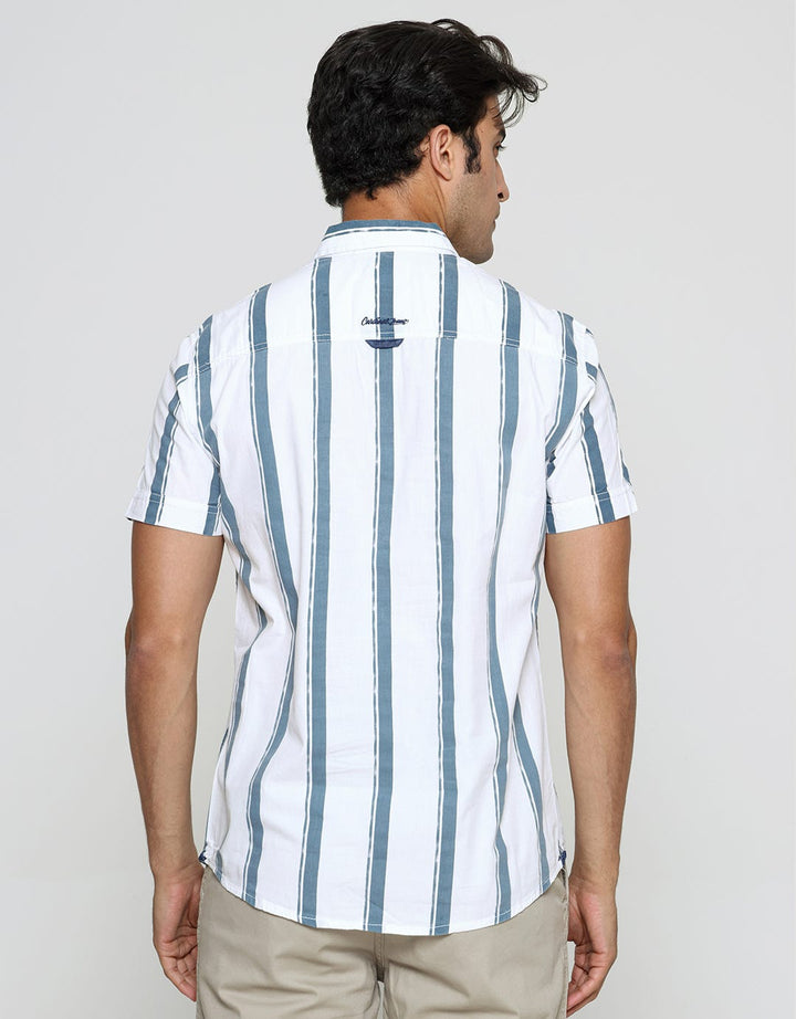 Cardinal Jeans Stripe Casual Men's Shirt