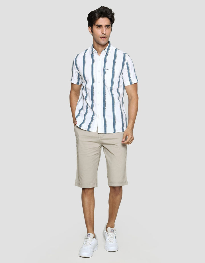 Cardinal Jeans Stripe Casual Men's Shirt