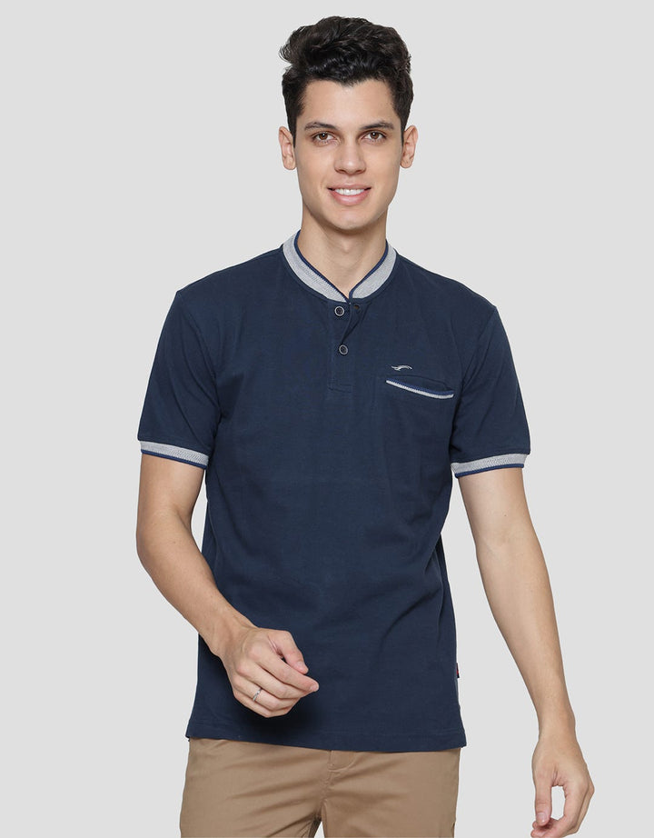 Cardinal Jeans Basic Casual Kaus Kerah Pria