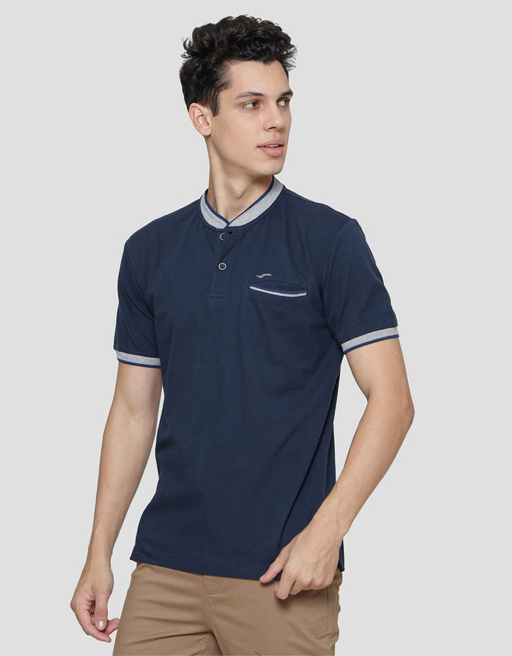Cardinal Jeans Basic Casual Kaus Kerah Pria