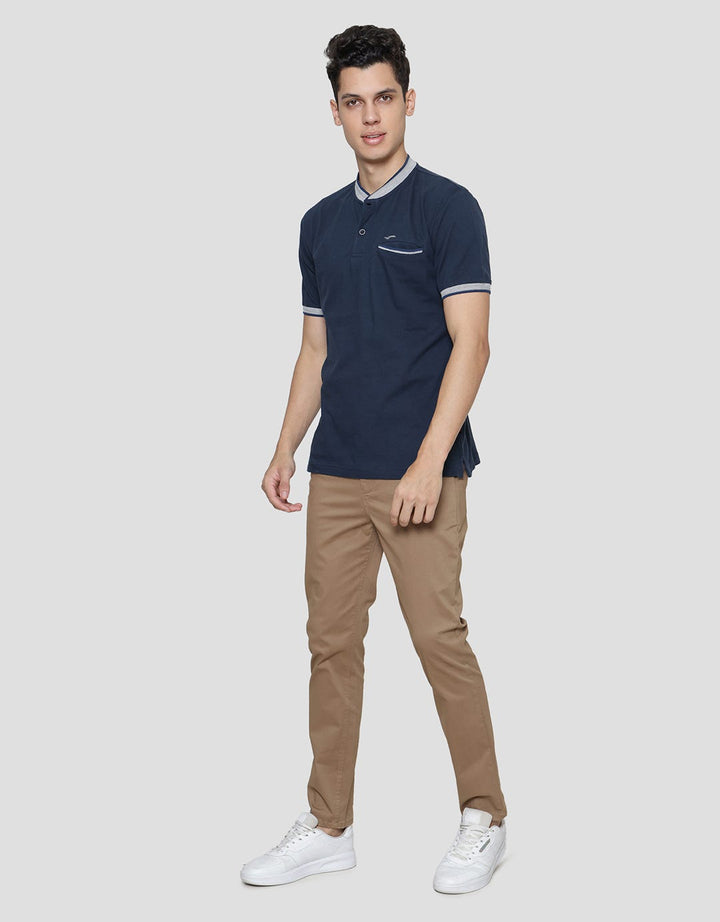 Cardinal Jeans Basic Casual Kaus Kerah Pria