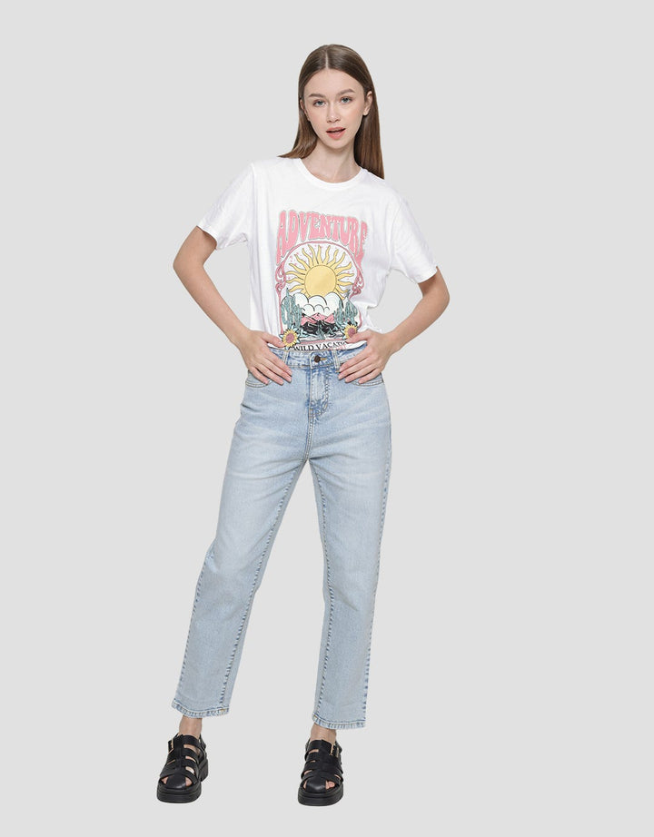 Dust Comfease Celana Straight Jeans Wanita