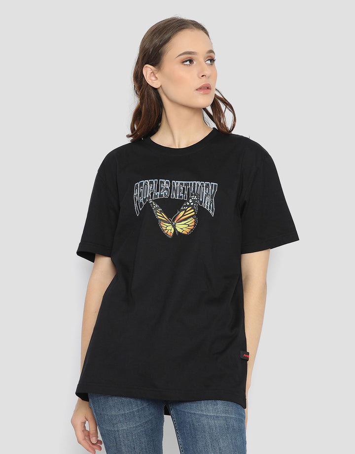 Peoples Network Printed Casual Kaos Pria