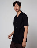 Gab's Kemeja Lengan Pendek Plain Look Button