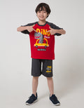 Little M Top Bottom Dino Racer Boys Suit