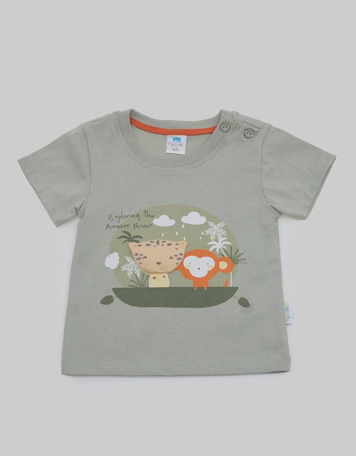 Pipiniko Wild Life Top Kaos Anak Bayi