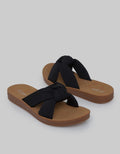St. Yvess Cross Strap Slipper Sandal Wanita