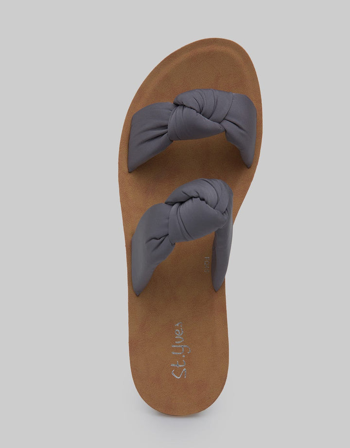 St. Yvess Tied Strap Slipper Sandal Wanita