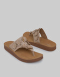 St. Yvess Flower Strap Slipper Sandal Wanita