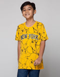 Nevada Short Sleeve T-Shirt Print Abstract New York