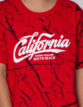 Nevada Short Sleeve T-Shirt Print Abstract California