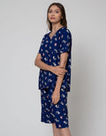 Nevada Short Sleeve Pyjama Capri Blushy Meow
