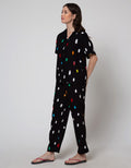 Nevada Short Sleeve Pyjama Pants Colourful Oval