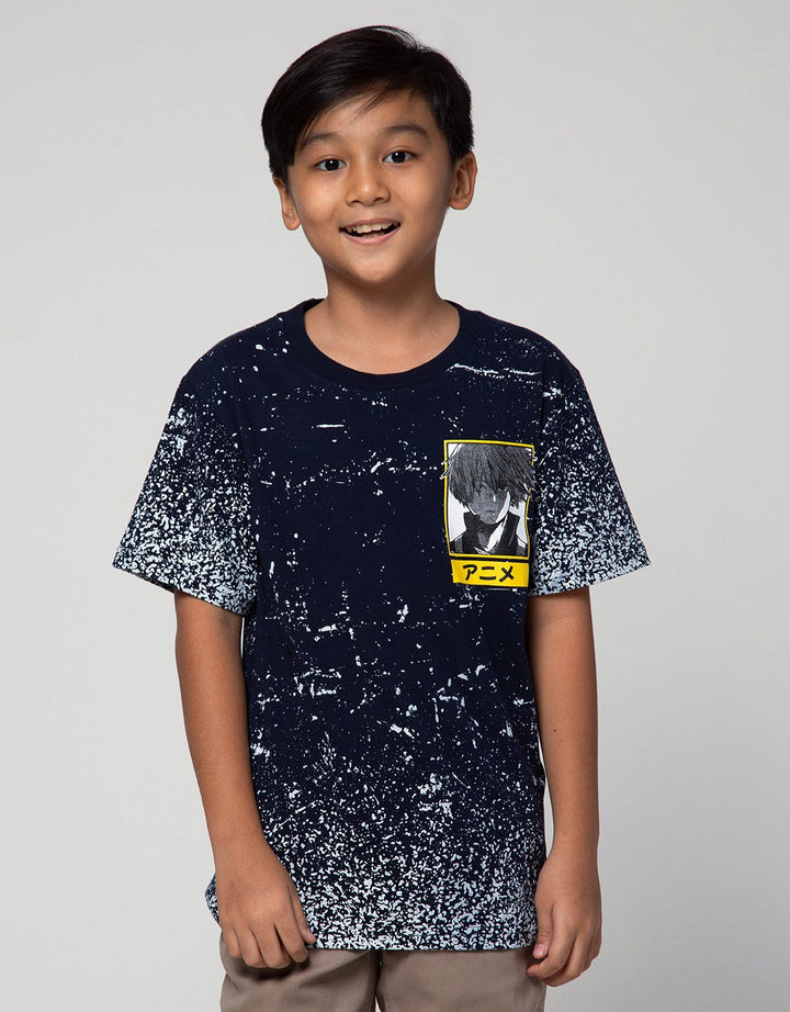 Nevada Short Sleeve T-Shirt Anime Boy Logo