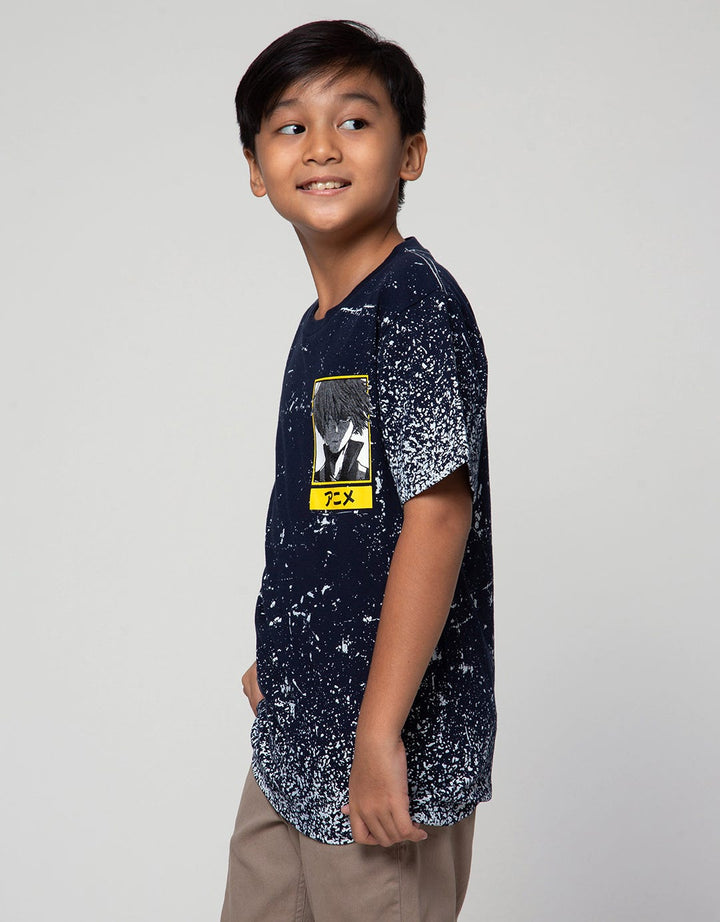 Nevada Short Sleeve T-Shirt Anime Boy Logo