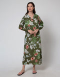 St. Yves Magnolia Champaca Maxi Dress Wanita