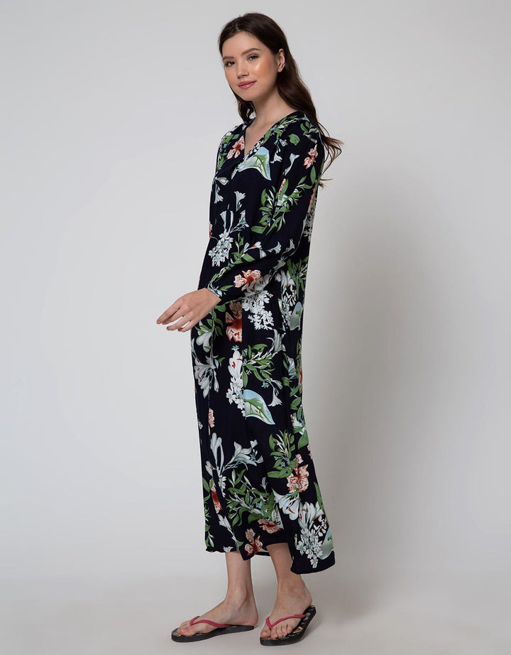 St. Yves Magnolia Champaca Maxi Dress Wanita