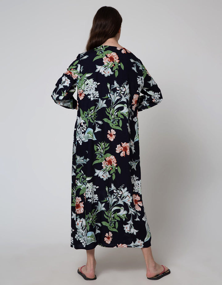 St. Yves Magnolia Champaca Maxi Dress Wanita