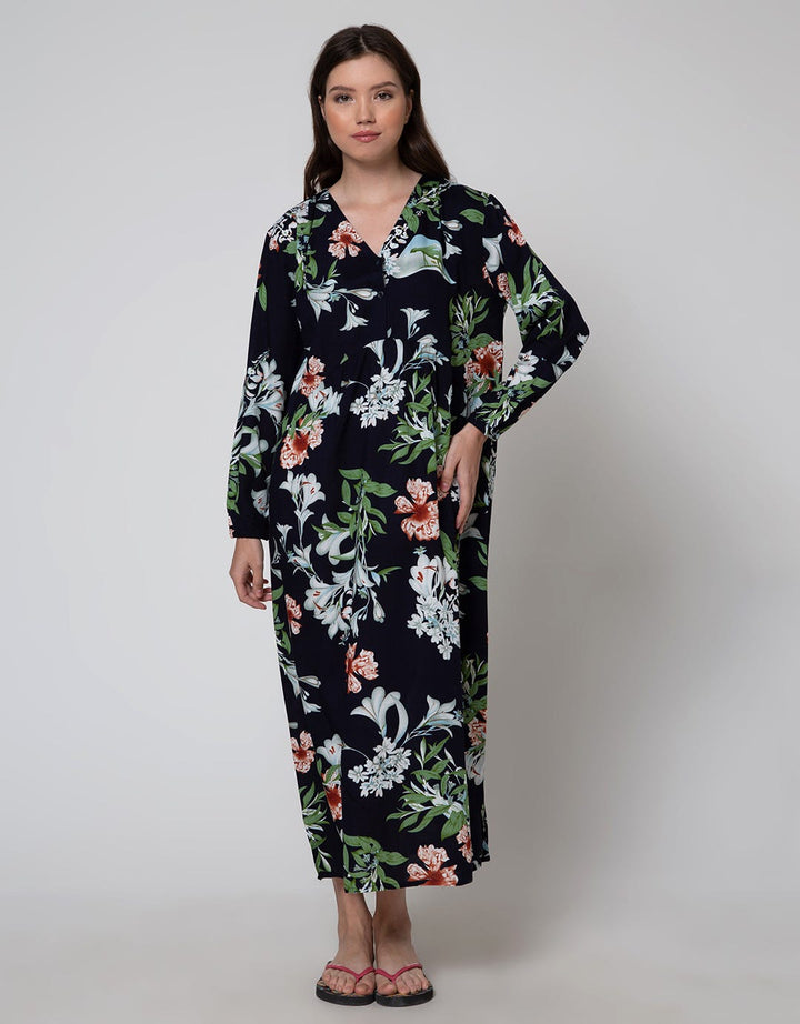 St. Yves Magnolia Champaca Maxi Dress Wanita