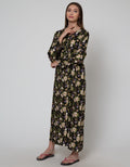 St. Yves Long Sleeve Maxi Dress Peruvian Mavin