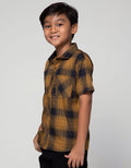 Nevada Short Sleeve Shirt Poplin Fullprint Check