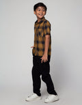 Nevada Short Sleeve Shirt Poplin Fullprint Check