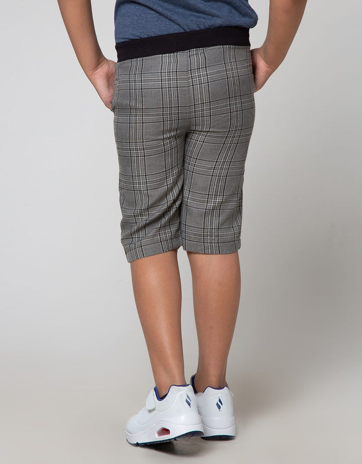 Nevada Short Woven Motif Checks Yarn Dyed