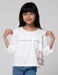 Little M Ruffle Kaos Anak Perempuan
