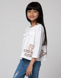 Little M Ruffle Kaos Anak Perempuan