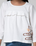 Little M Ruffle Kaos Anak Perempuan