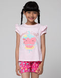 Little M Set T-Shirt And Short Strawberry