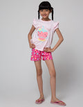 Little M Set T-Shirt And Short Strawberry