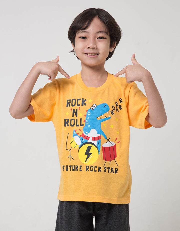Little M Kaos Lengan Pendek Rock N Roll