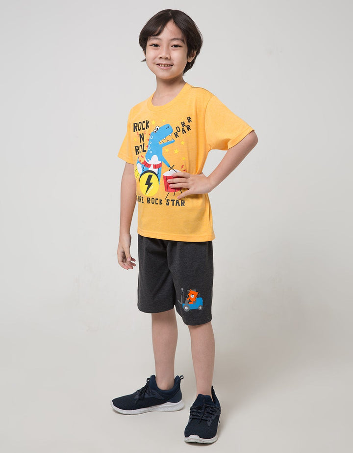 Little M Kaos Lengan Pendek Rock N Roll