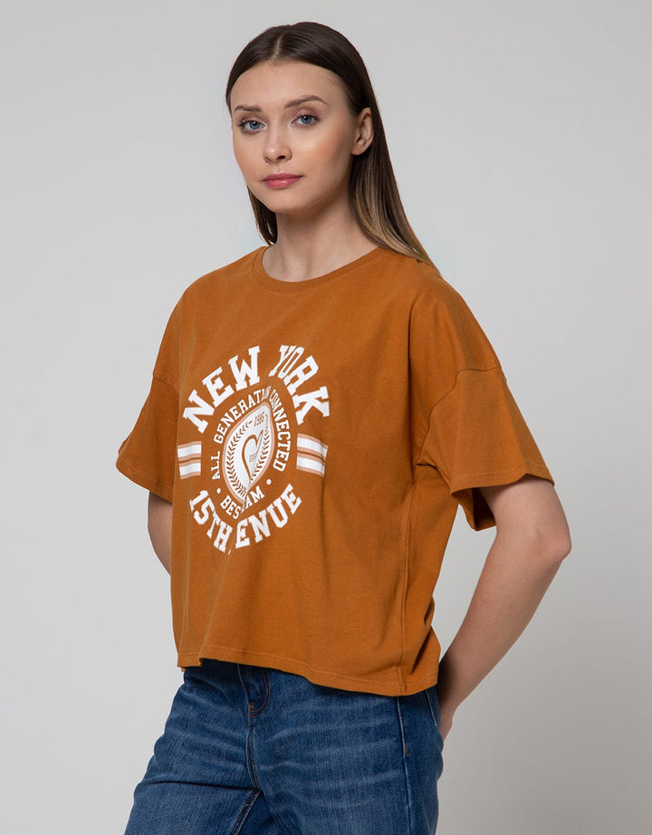Nevada Short Sleeve T-Shirt Boxy New York 15Th Avenue