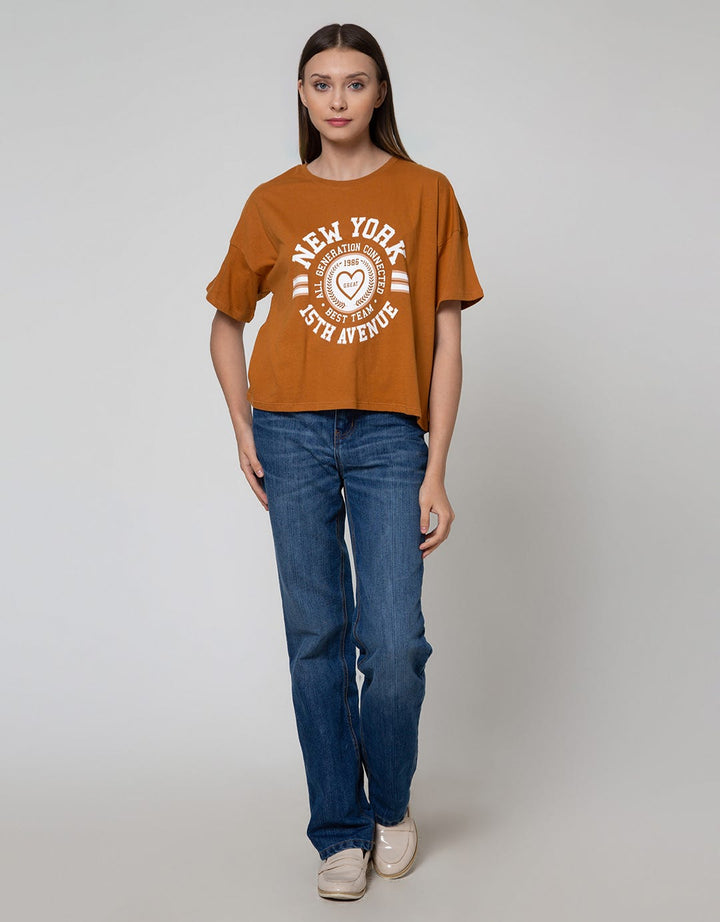 Nevada Short Sleeve T-Shirt Boxy New York 15Th Avenue