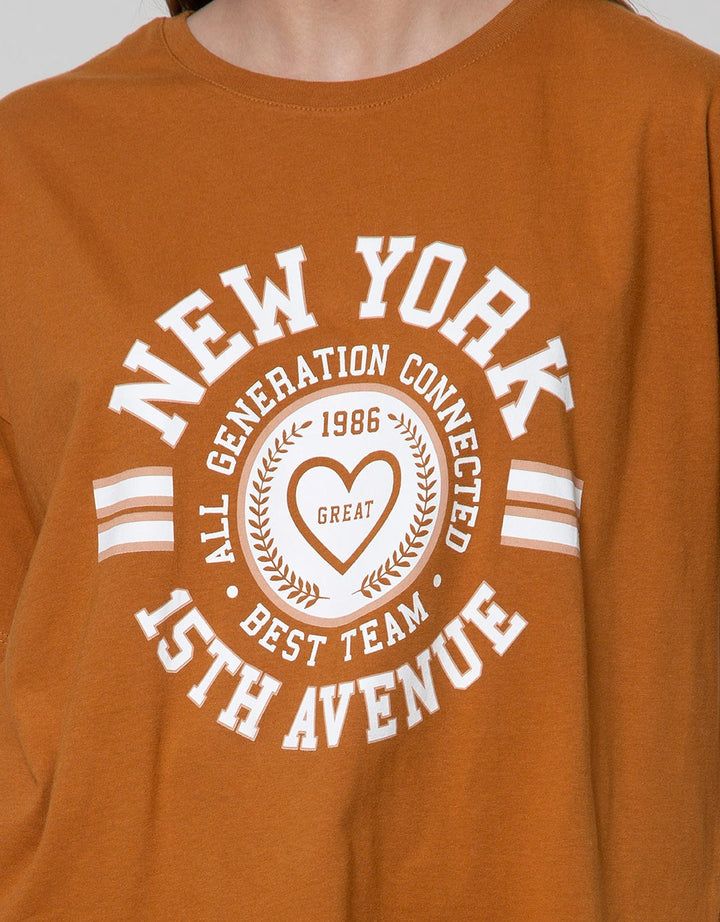 Nevada Short Sleeve T-Shirt Boxy New York 15Th Avenue