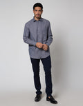Cole Long Sleeve Shirt Texture Regular