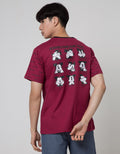Disney Mickey Backprint And Print On T-Shirt Short Sleeve
