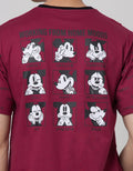 Disney Mickey Backprint And Print On T-Shirt Short Sleeve