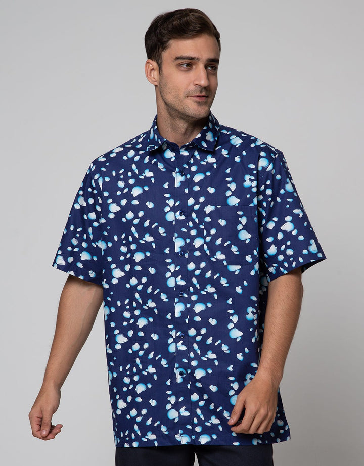 Cole Short Sleeve Shirt Print Regular